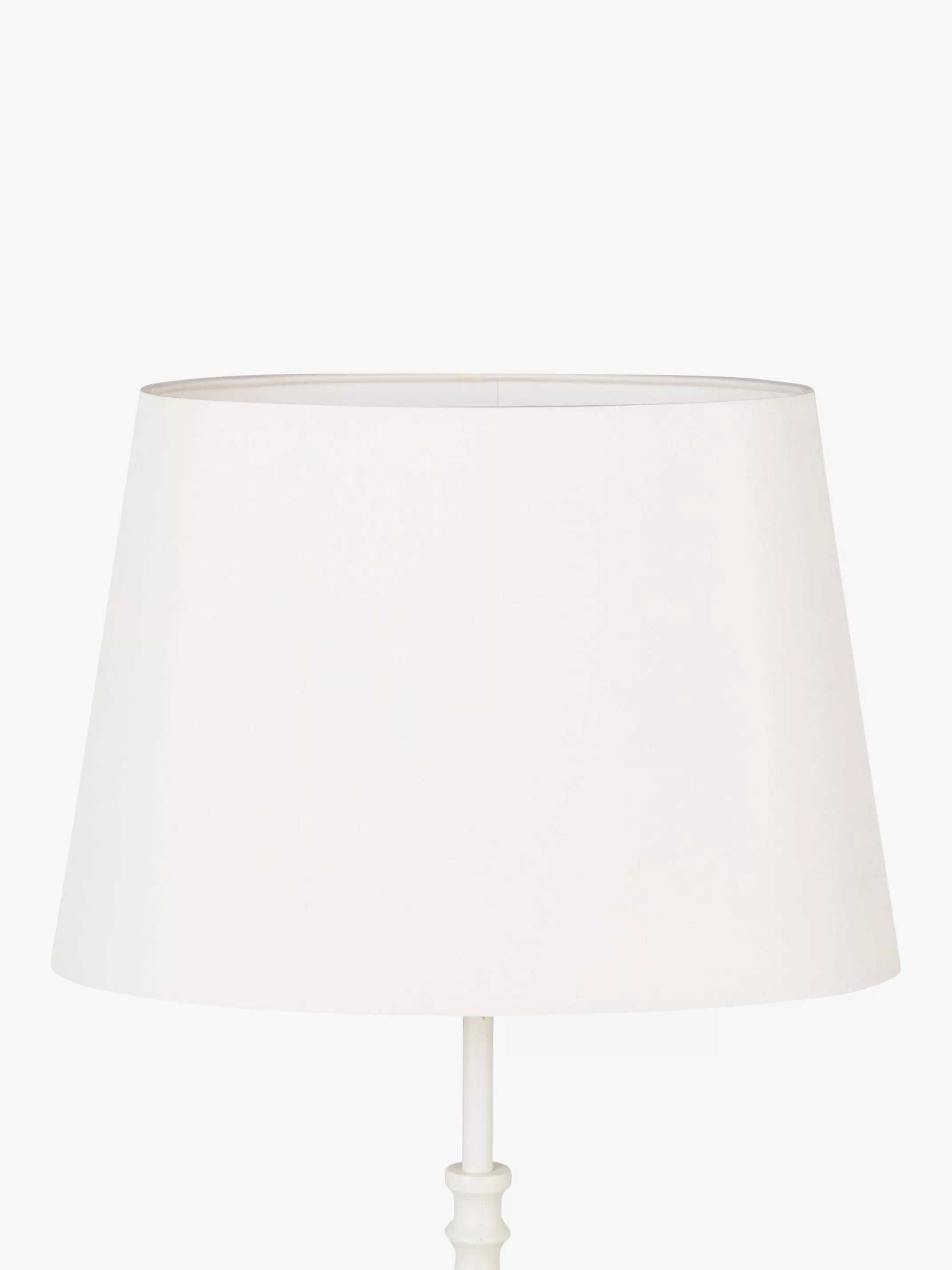 John Lewis silk oval lampshade oyster, imported from the UK