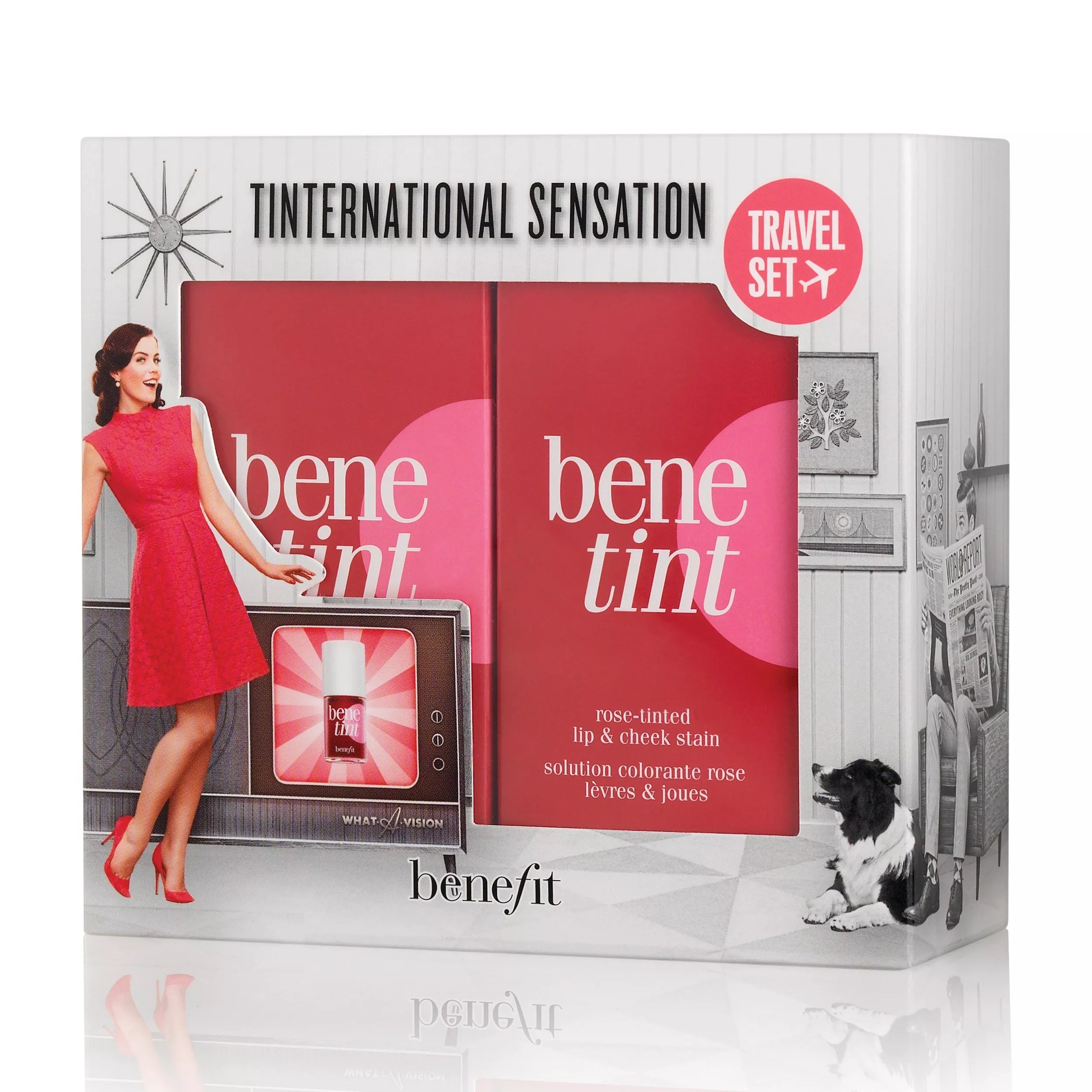 Benefit Benetint Rose Tinted Lip and Cheek Stain 10ml (British brand)