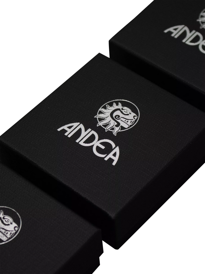 Andea silver round twist drop earrings (British brand)