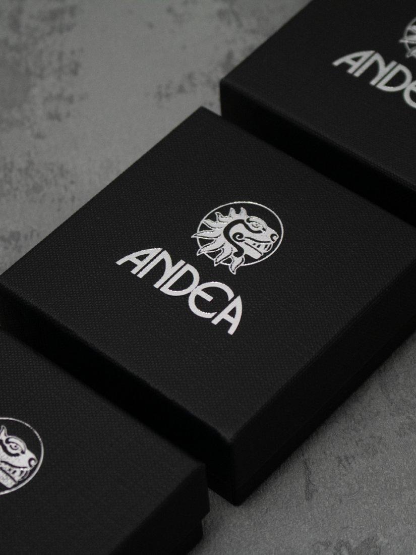 Andea silver ball stud earrings 1.2cm - British product