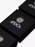 Andea silver hammered oval link bracelet 19cm, UK version