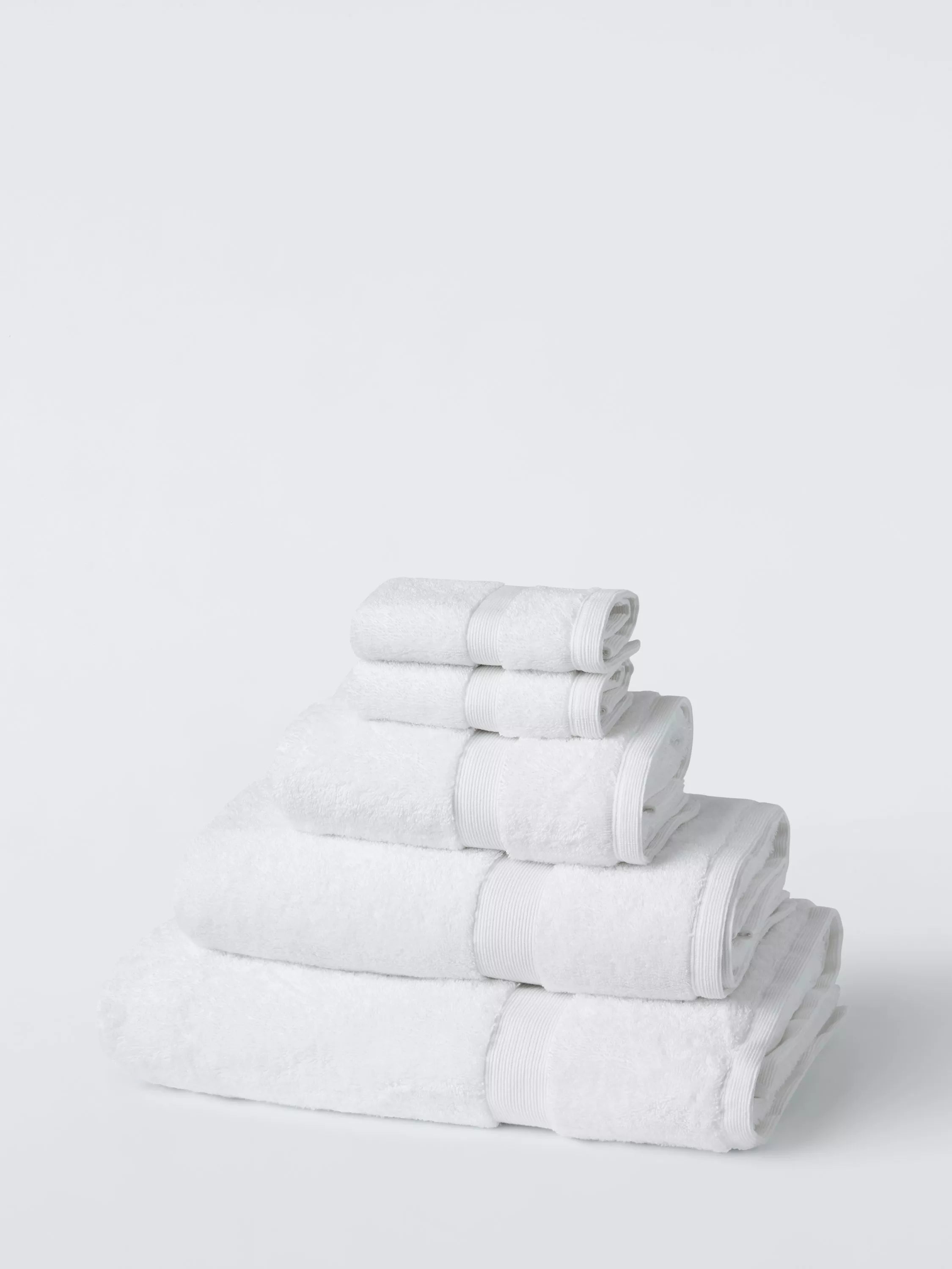 John Lewis Egyptian Cotton Face Cloth (Set of 2), White