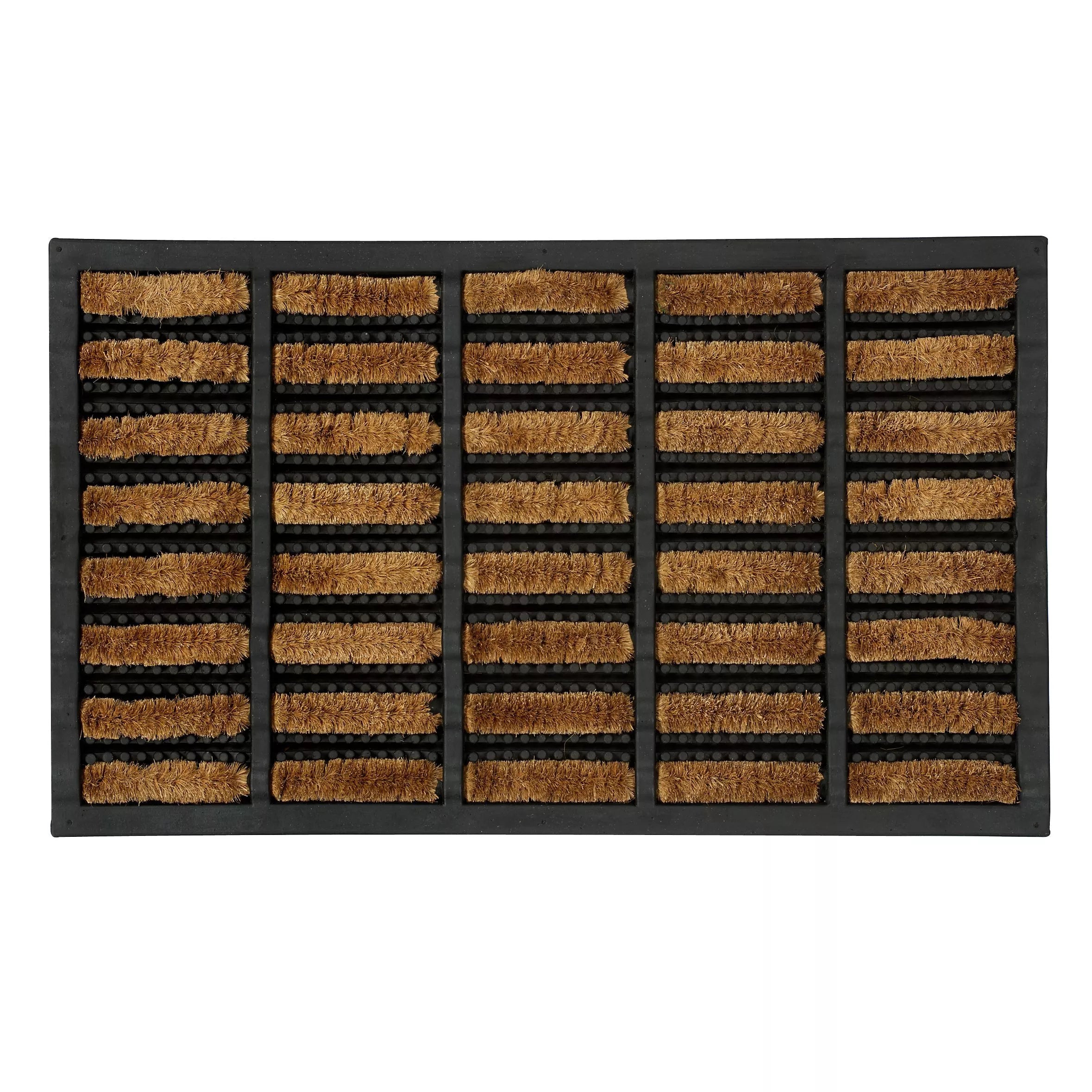 John Lewis rubber and coir scraper door mat 75x45cm - British product