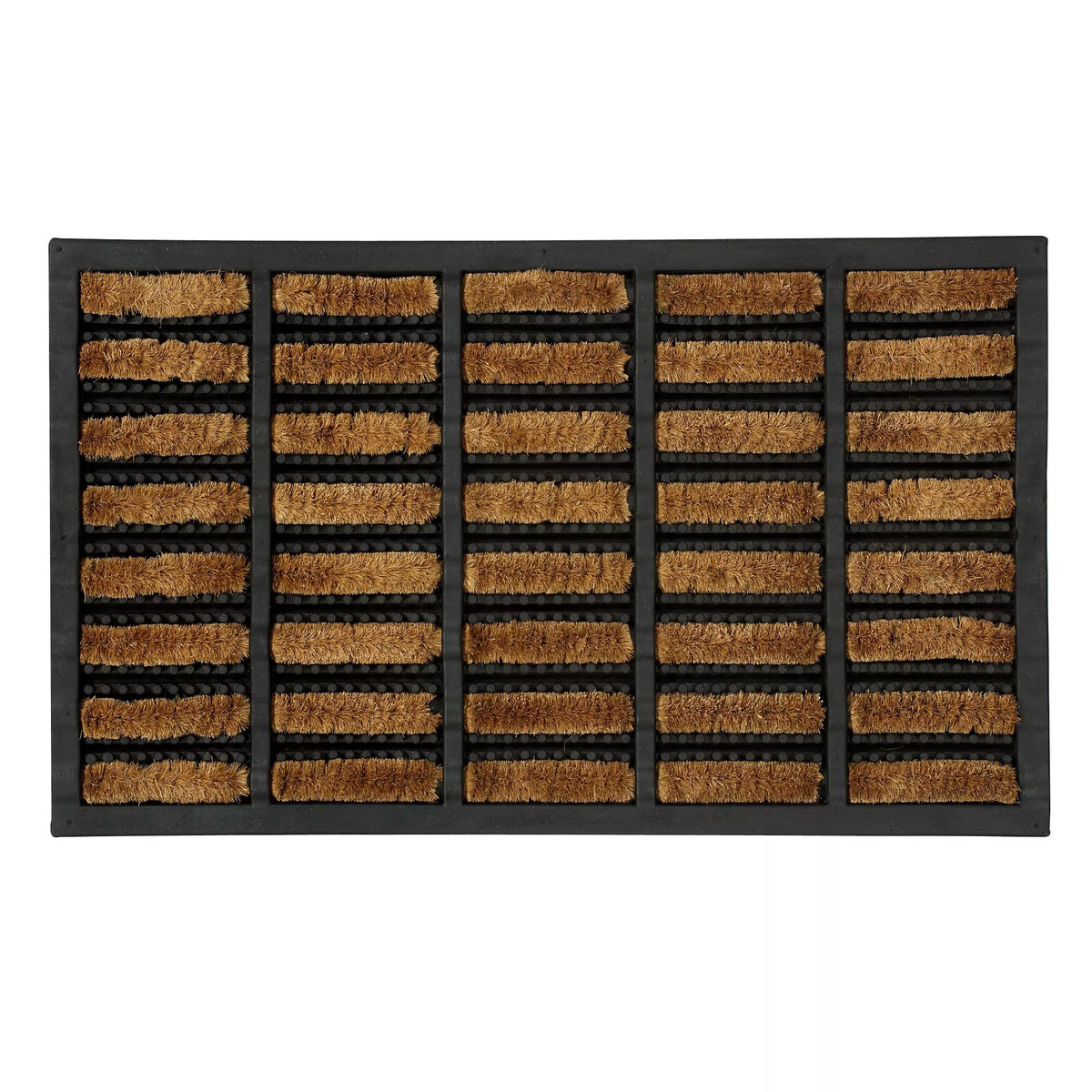 John Lewis rubber and coir scraper door mat 75x45cm - British product