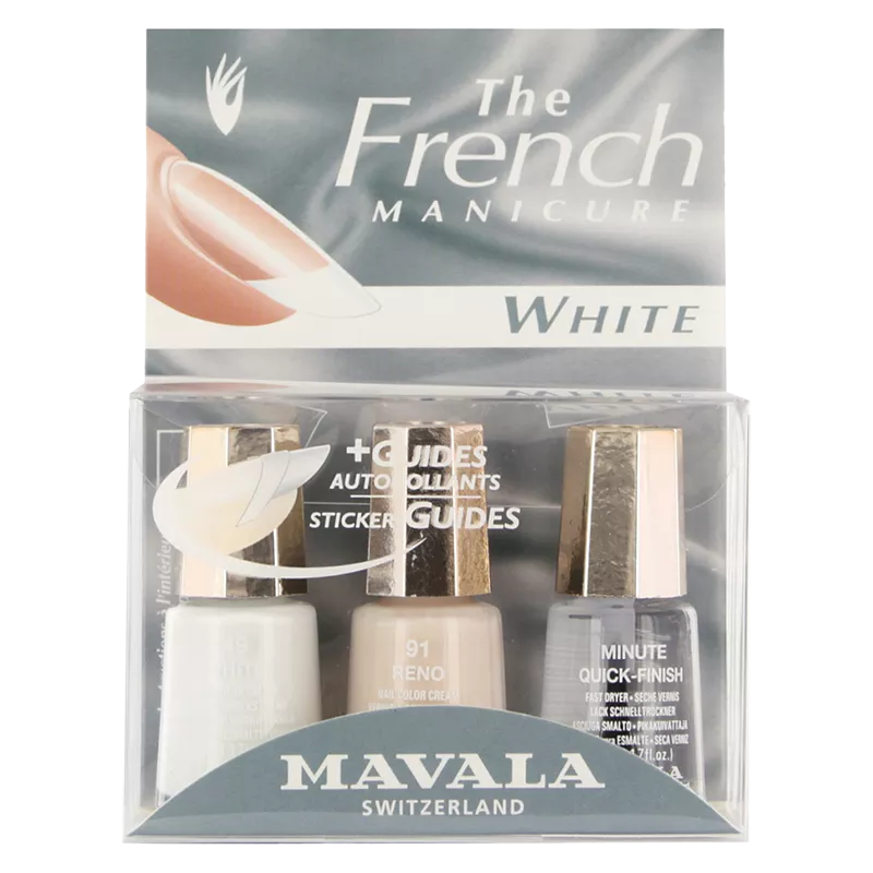 Mavala French Manicure White Set