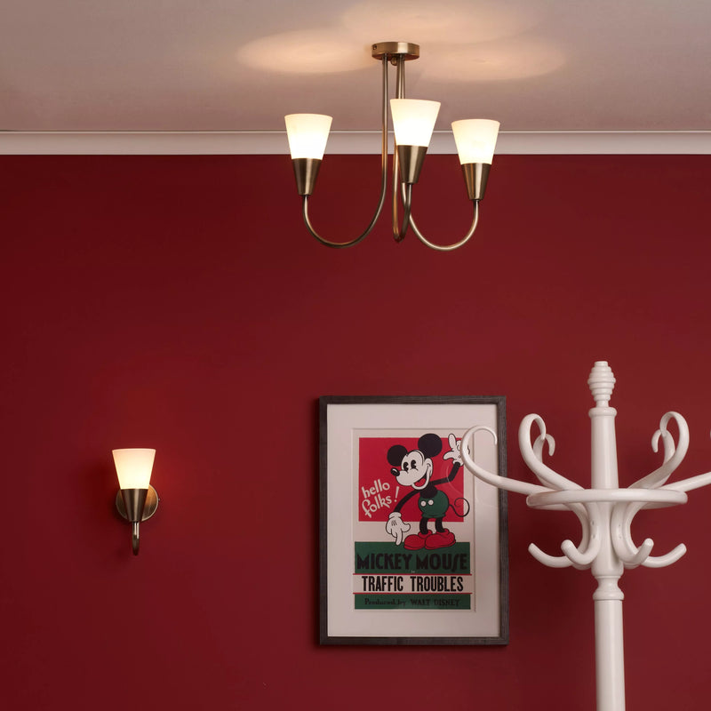 John Lewis Lulu 3 arm ceiling light - British product