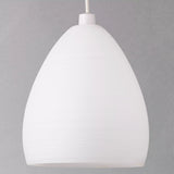 John Lewis Corina easy-to-fit ceiling shade opal glass - British product