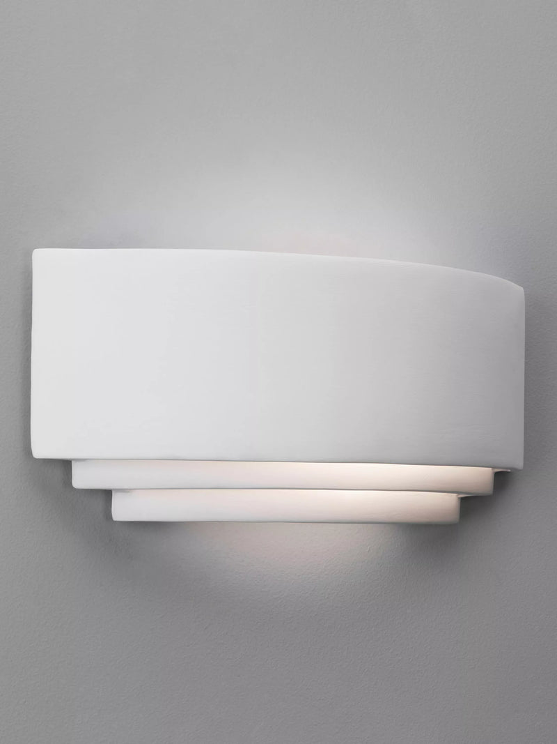 Astro Amalfi ceramic wall light H13cm W32cm (British brand)