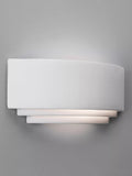 Astro Amalfi ceramic wall light H13cm W32cm (British brand)