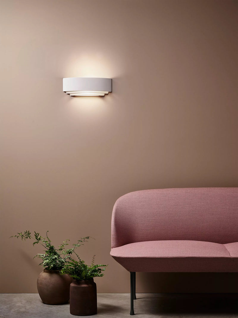 Astro Amalfi ceramic wall light H13cm W32cm (British brand)