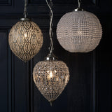 John Lewis Dante small ceiling light clear chandelier - British product