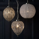 John Lewis Dante small ceiling light clear chandelier - British product