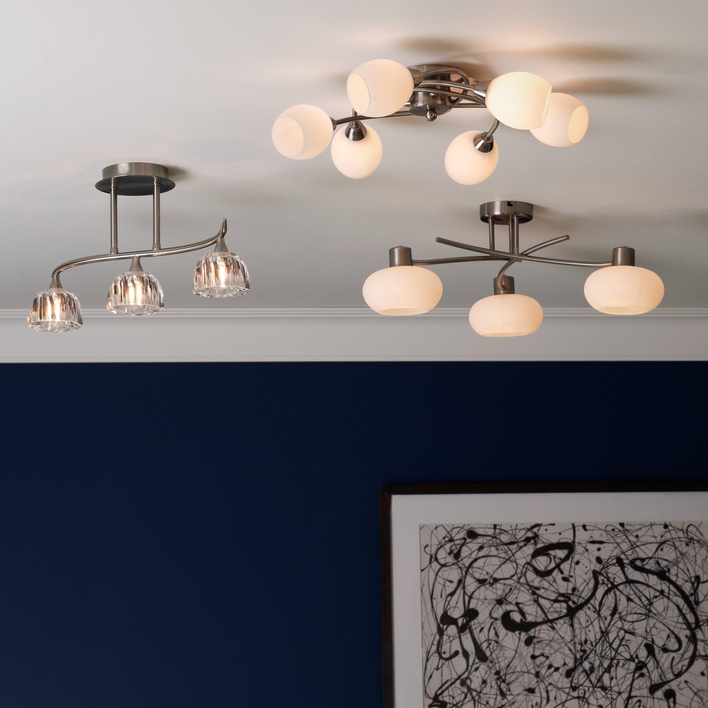 John Lewis Elio 3 Arm Ceiling Light - British product