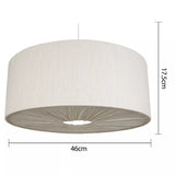 John Lewis ceiling shade natural paper 46cm - British product