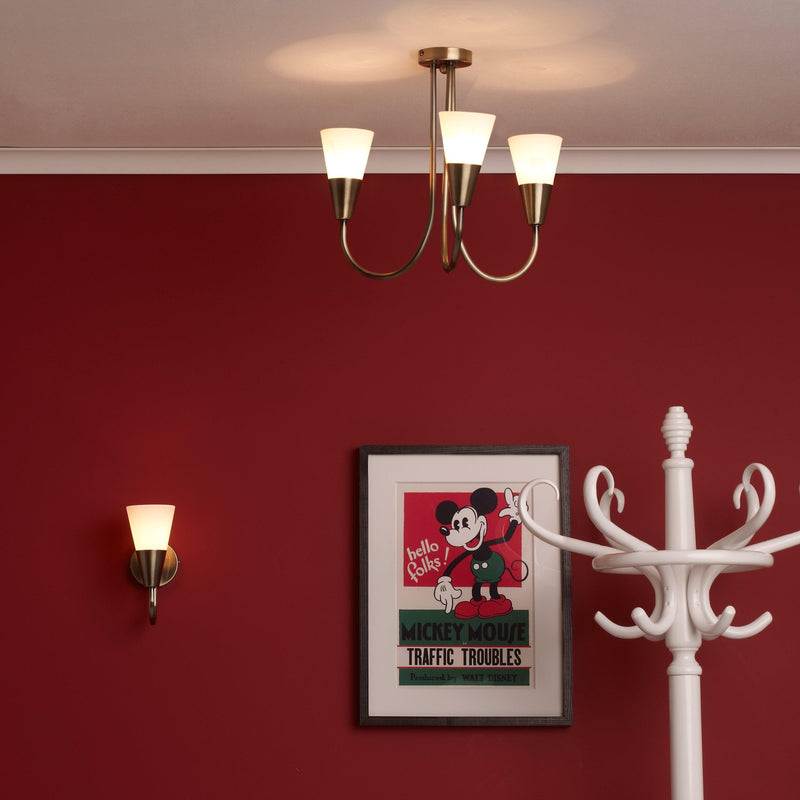 John Lewis Lulu Wall Light antique finish - British product
