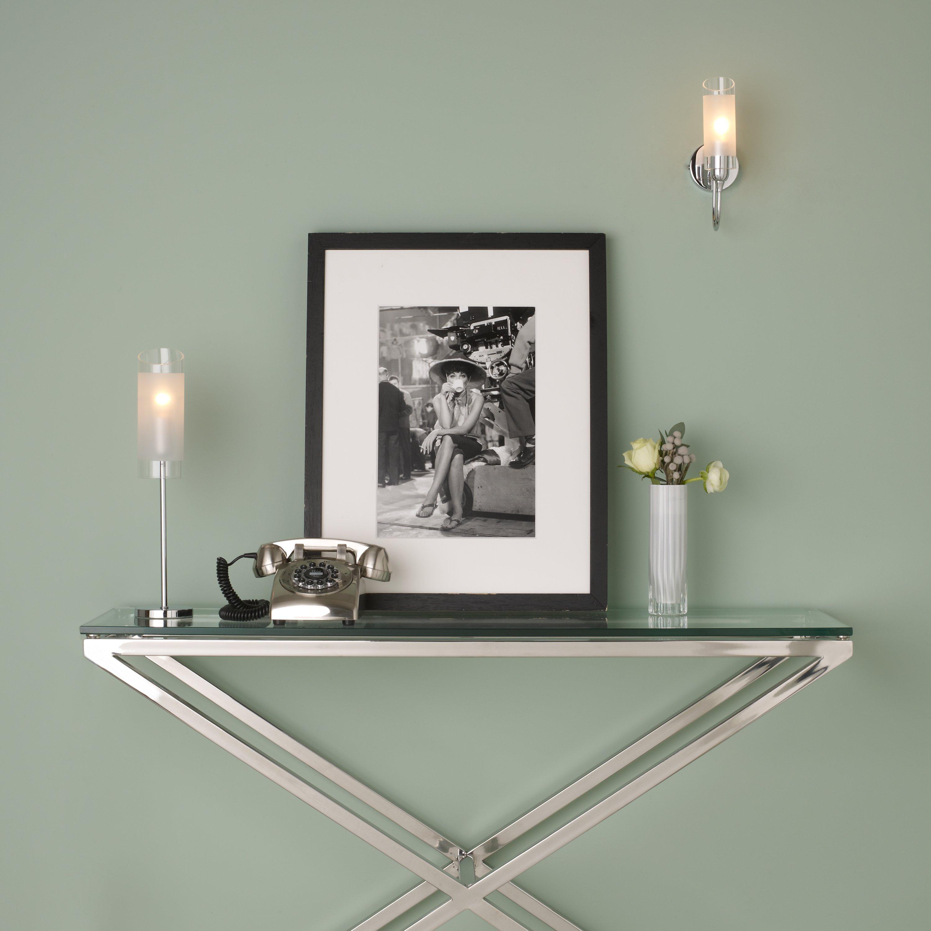 John Lewis Limbo wall light chrome, UK version