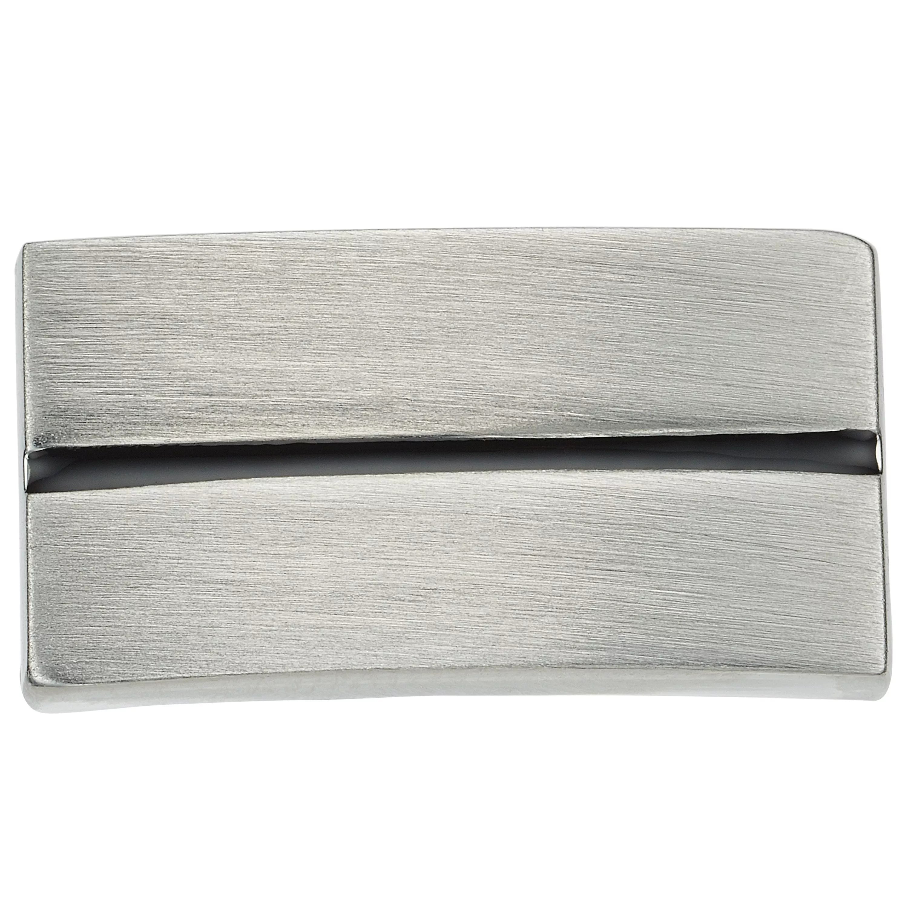 John Lewis striped oblong cufflinks black - British product