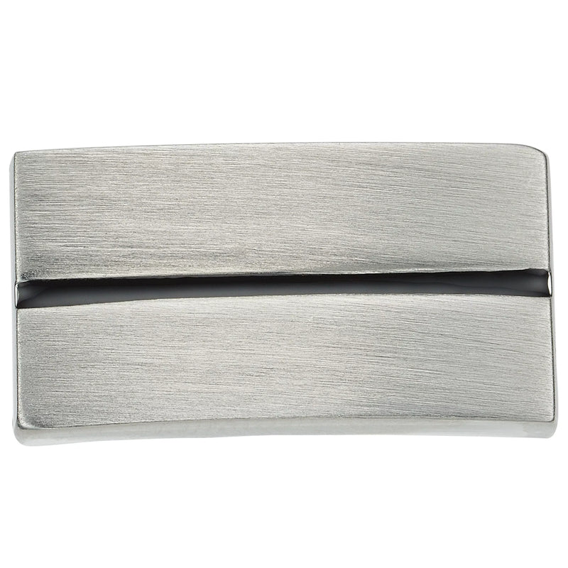John Lewis striped oblong cufflinks black - British product