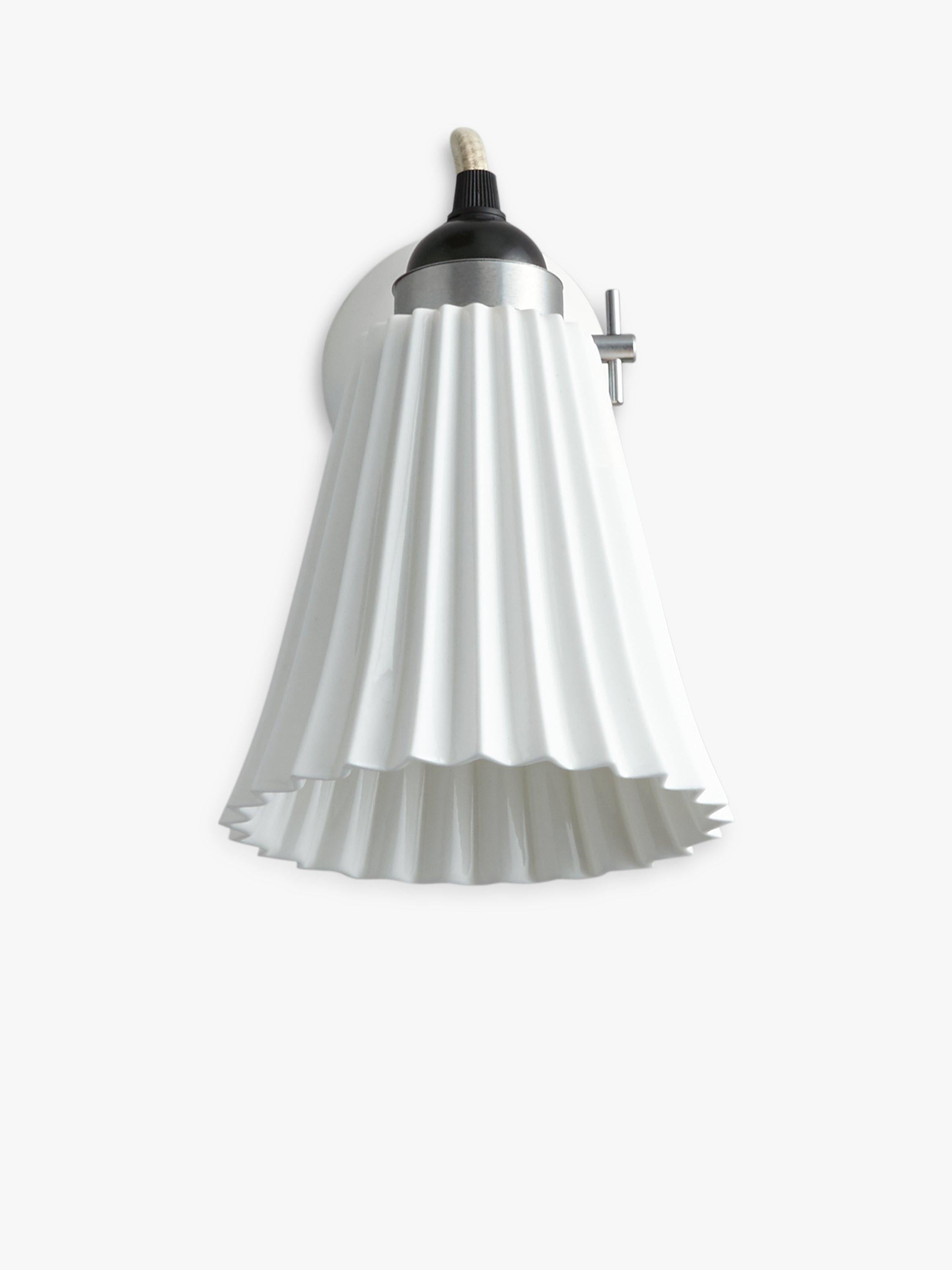 Original BTC Hector Pleat wall light H24cm, imported from the UK