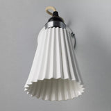 Original BTC Hector Pleat wall light H24cm, imported from the UK