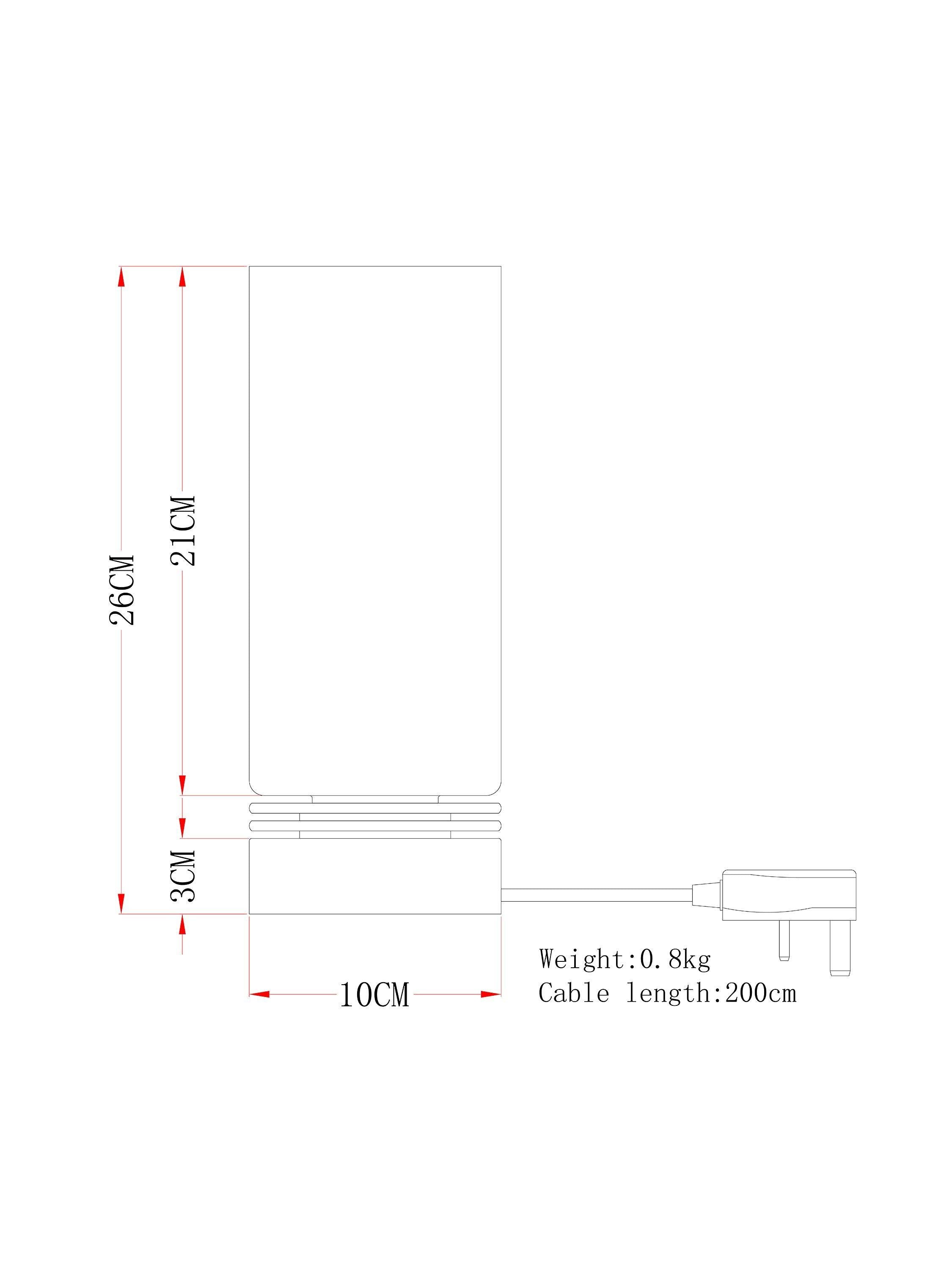 John Lewis Dexter touch lamp - British product
