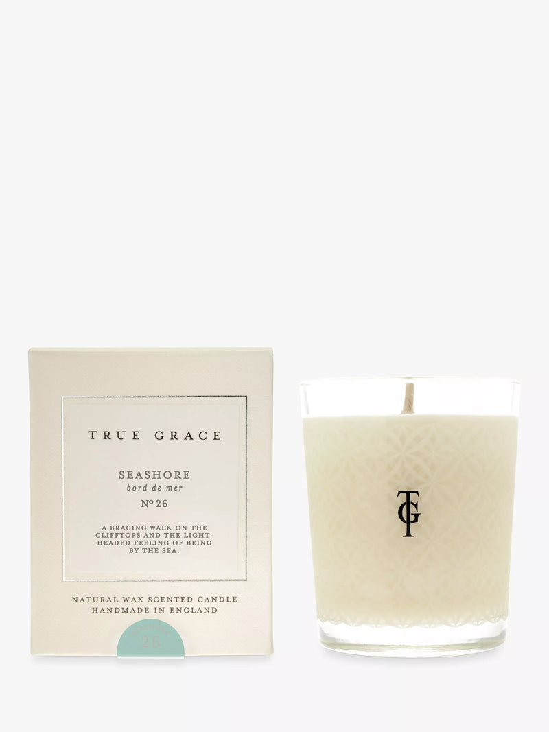 True Grace Village Seashore scented candle 190g, imported from the UK