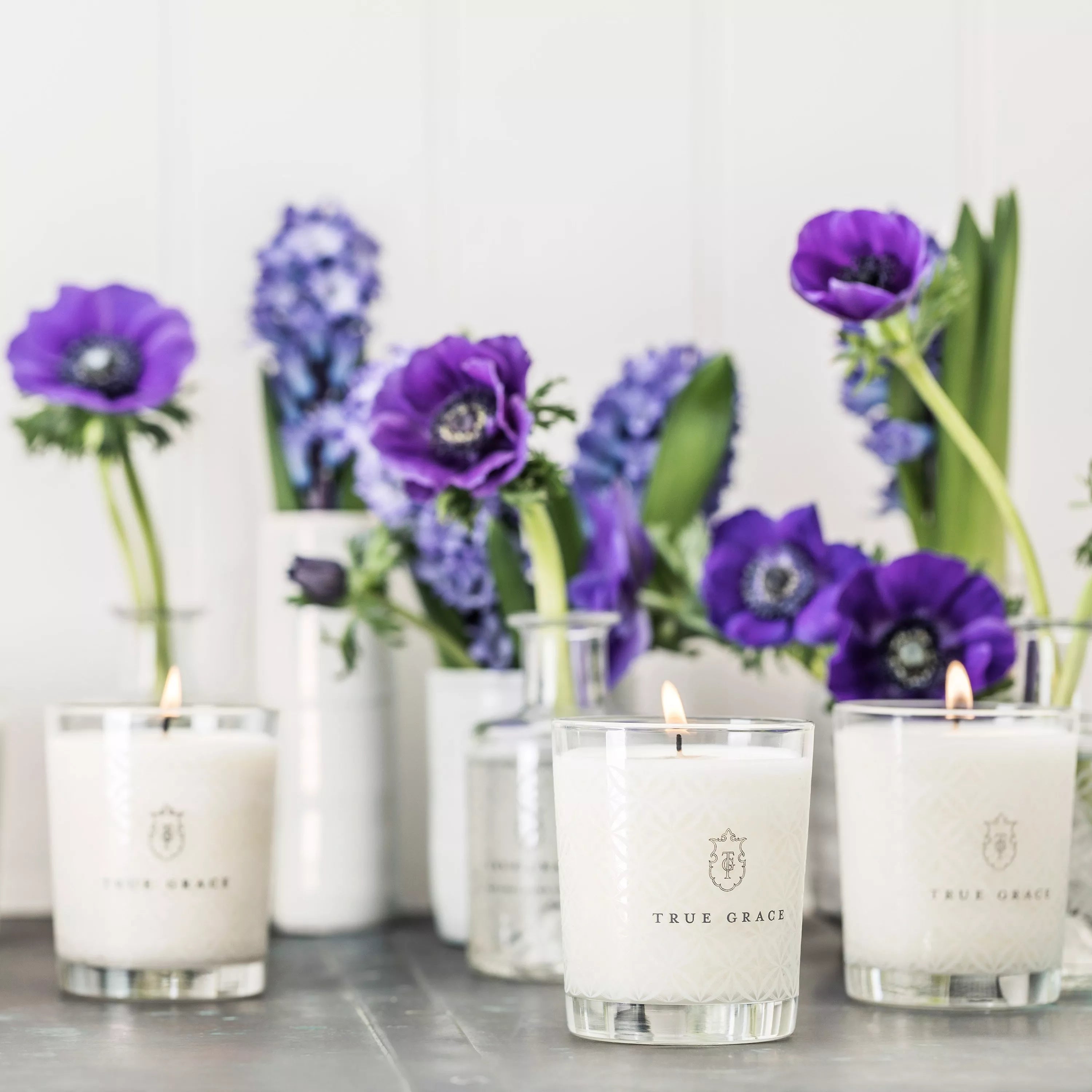 True Grace Village Seashore scented candle 190g, imported from the UK