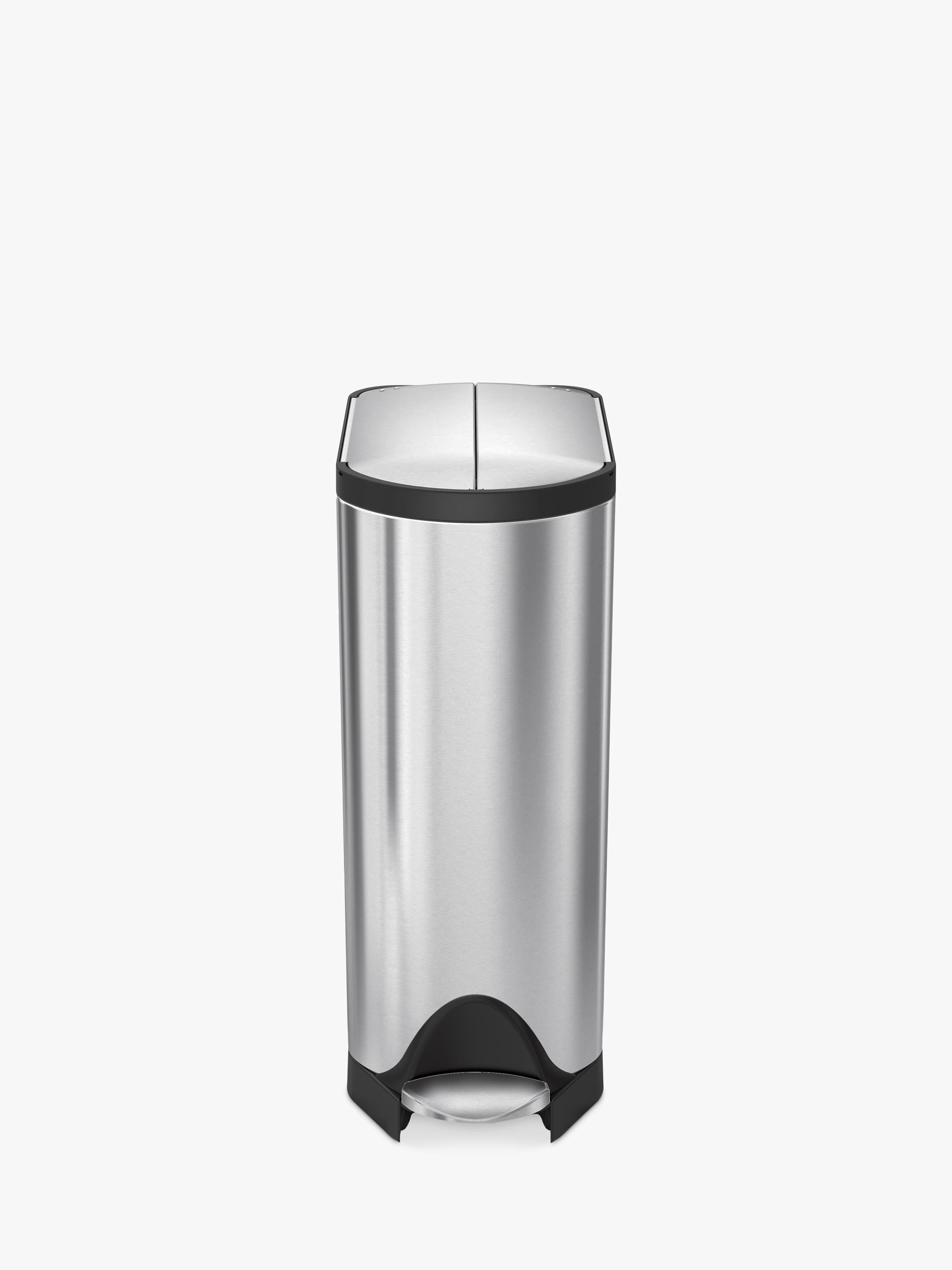 Simplehuman butterfly pedal bin brushed stainless steel 30L (British brand)