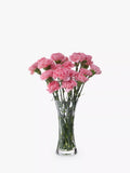 Dartington Crystal Florabundance Carnation Vase 26cm Clear - British product
