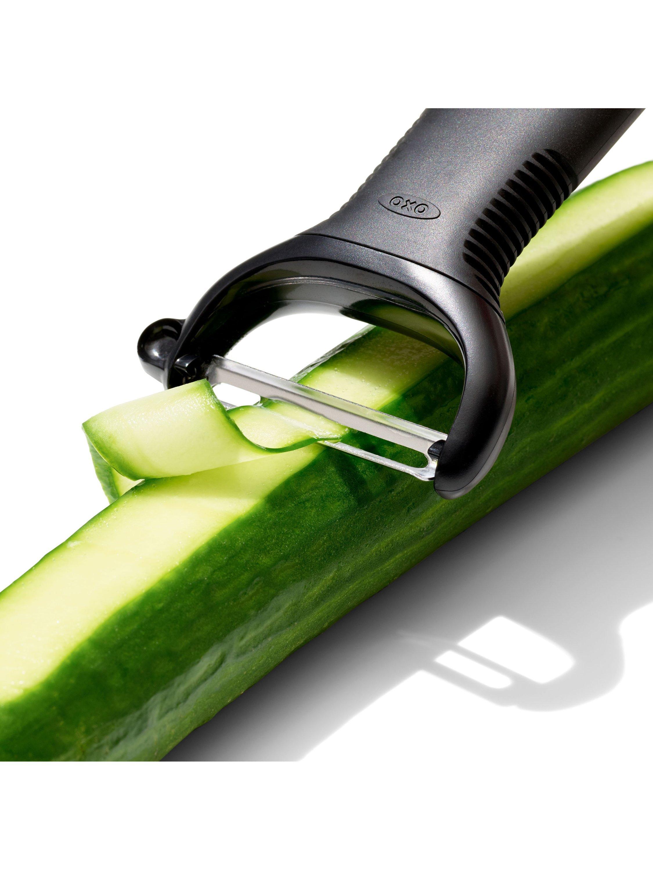 OXO Good Grips Y-shaped peeler, imported from the UK