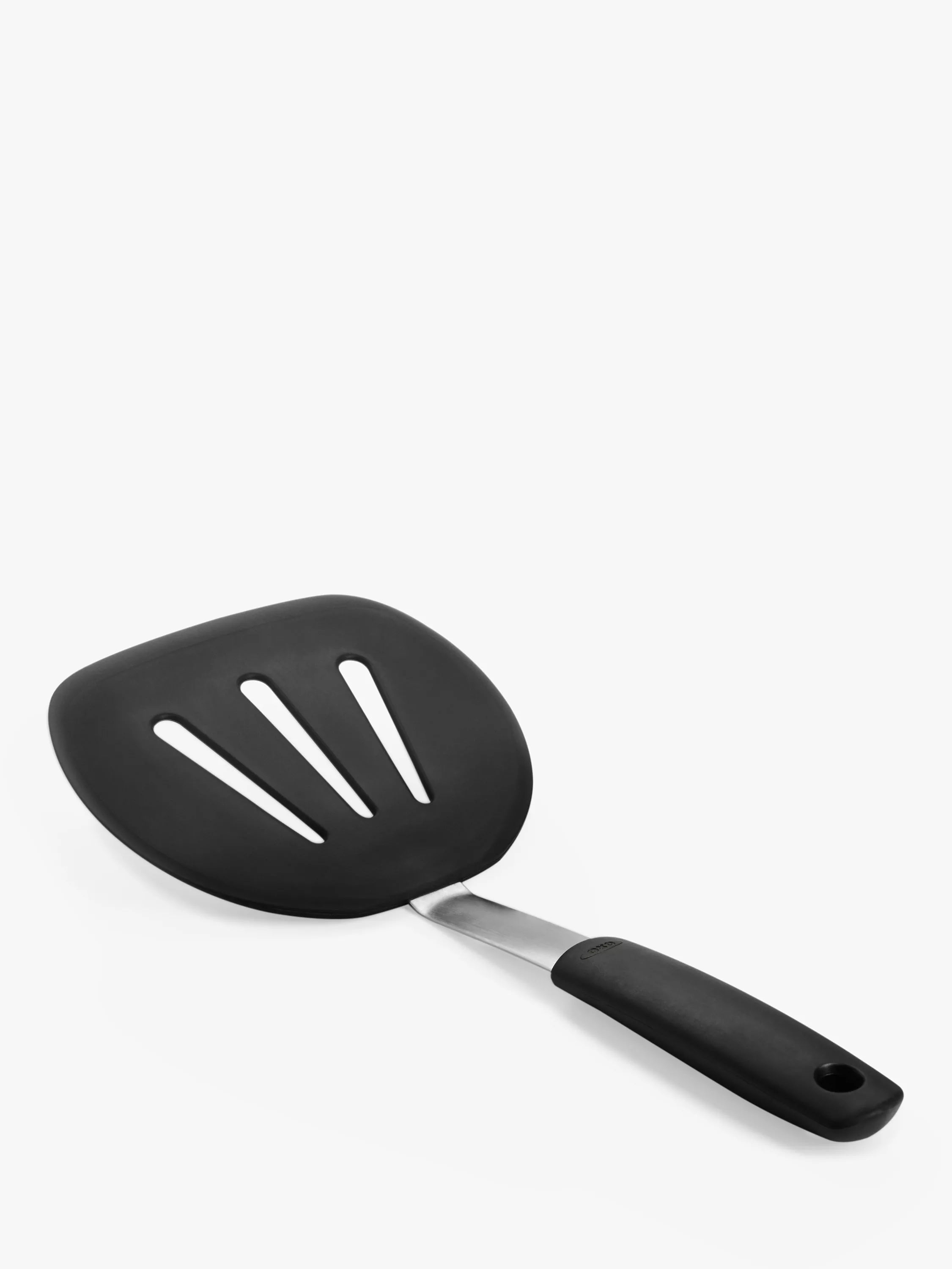OXO Good Grips large flexible silicone pancake turner, imported from the UK