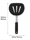 OXO Good Grips large flexible silicone pancake turner, imported from the UK