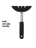 OXO Good Grips large flexible silicone pancake turner, imported from the UK