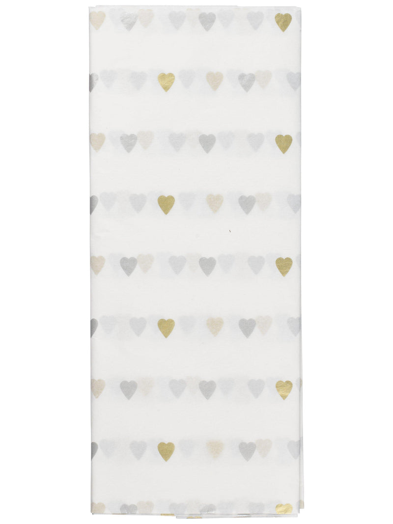 Hearts Tissue Paper 5 Sheets