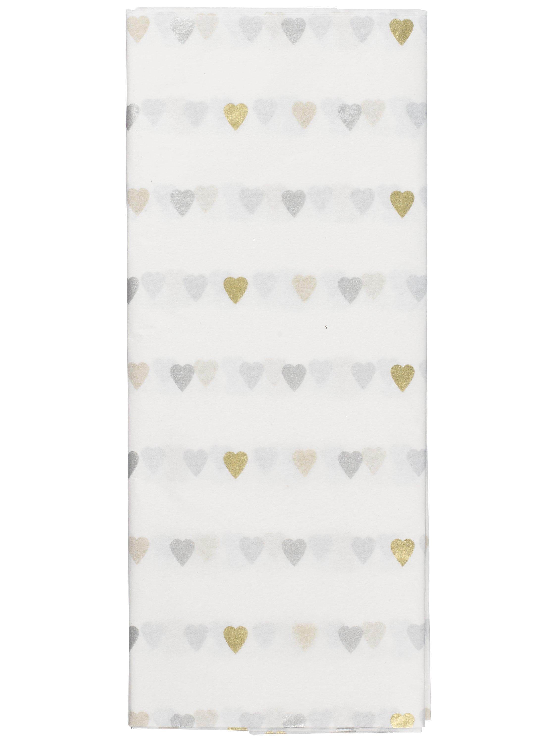 Hearts Tissue Paper 5 Sheets