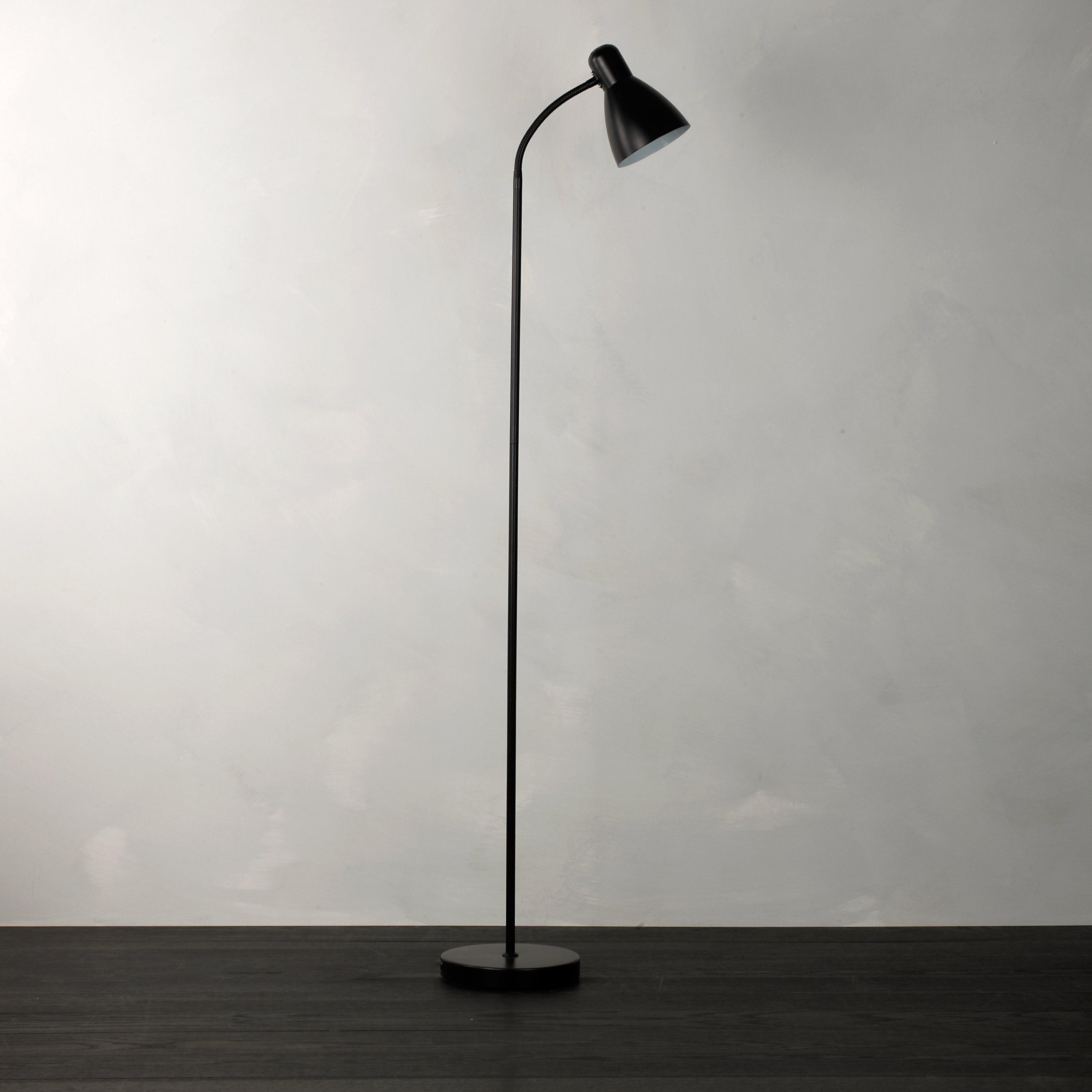 John Lewis Brandon floor lamp black, UK version