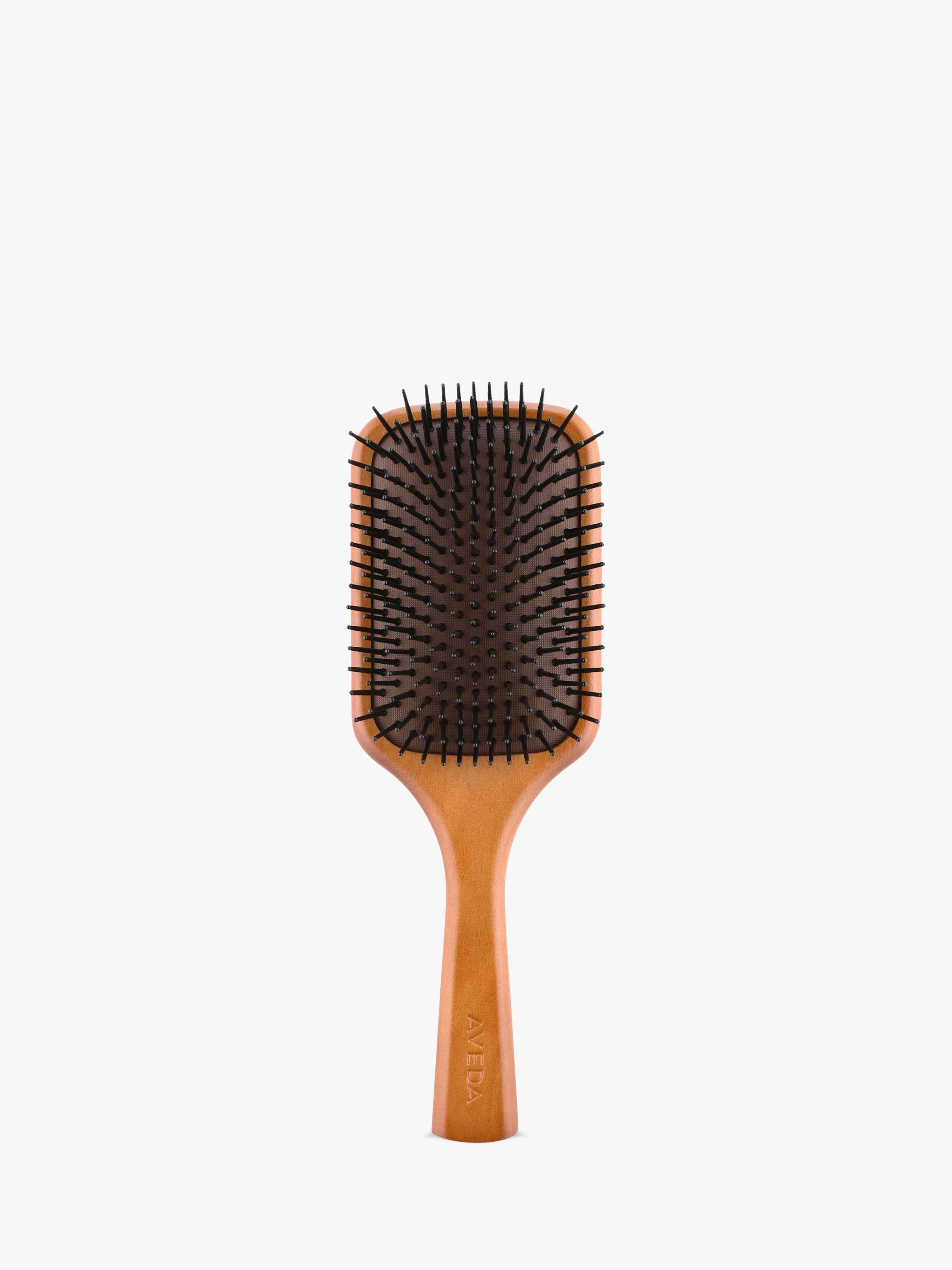 Aveda wooden hair paddle brush for scalp treatments - British product