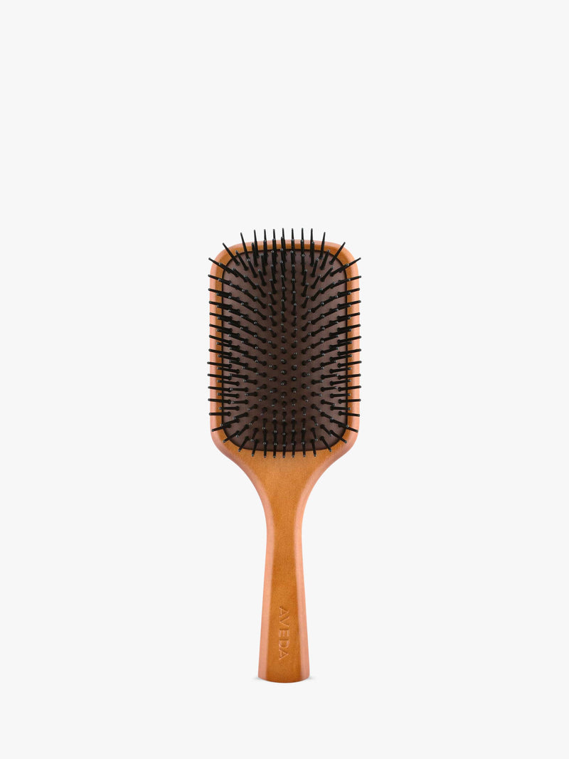 Aveda wooden hair paddle brush for scalp treatments - British product