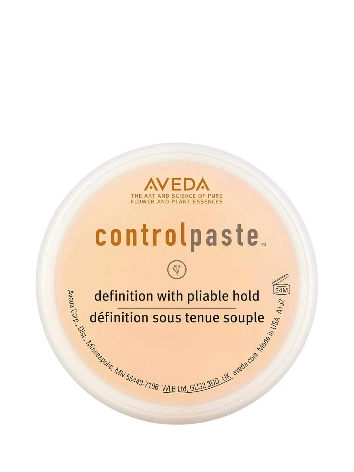 Aveda Control Paste hair styling product 75ml, UK version
