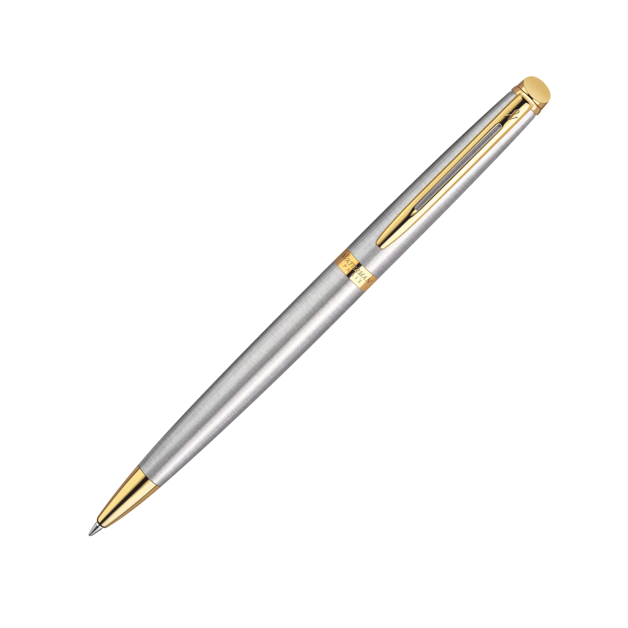 Waterman Hemisphère ballpoint pen silver gold, UK version