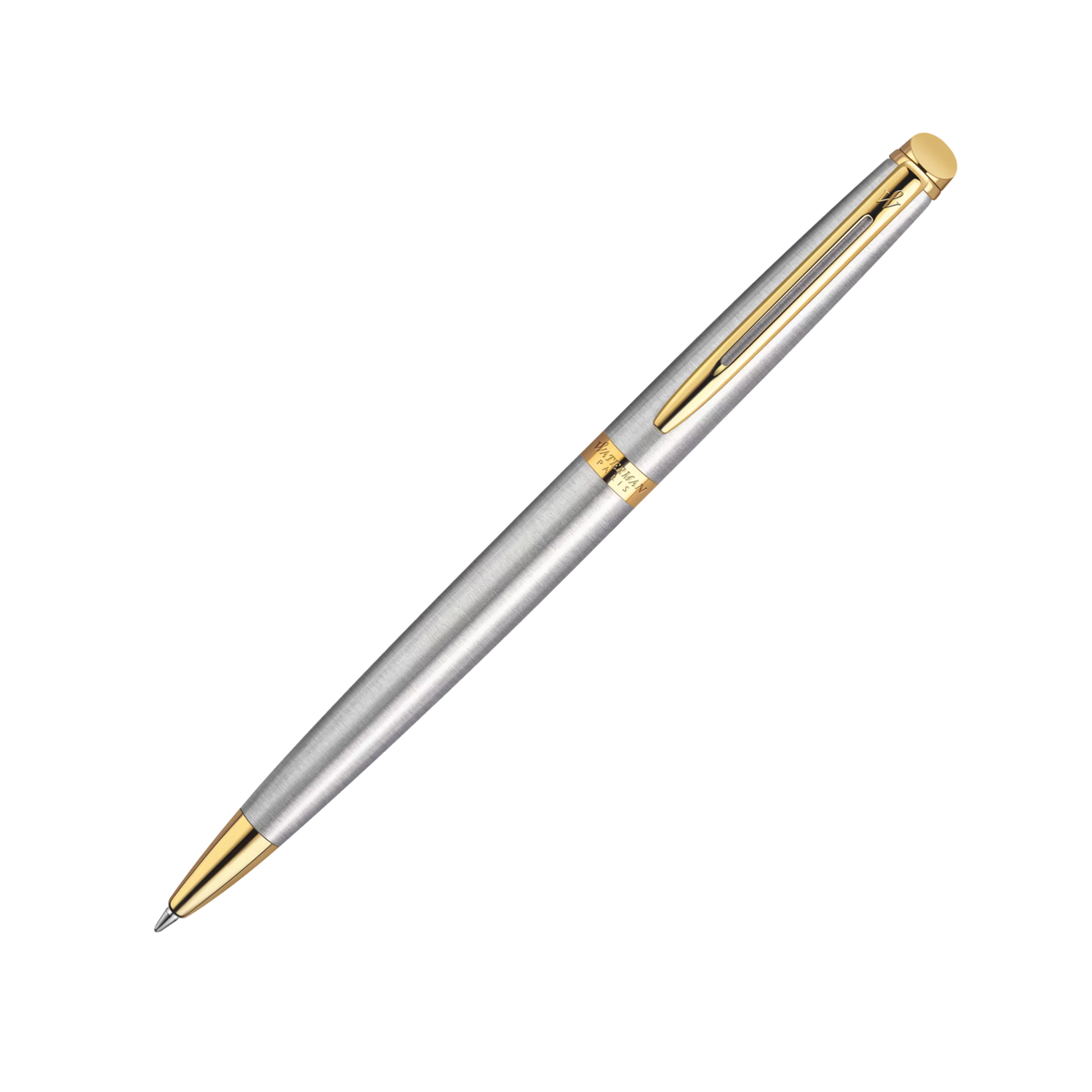 Waterman Hemisphère ballpoint pen silver gold, UK version