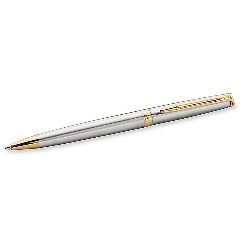 Waterman Hemisphère ballpoint pen silver gold, UK version