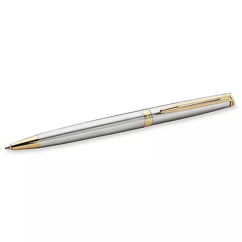 Waterman Hemisphère ballpoint pen silver gold, UK version
