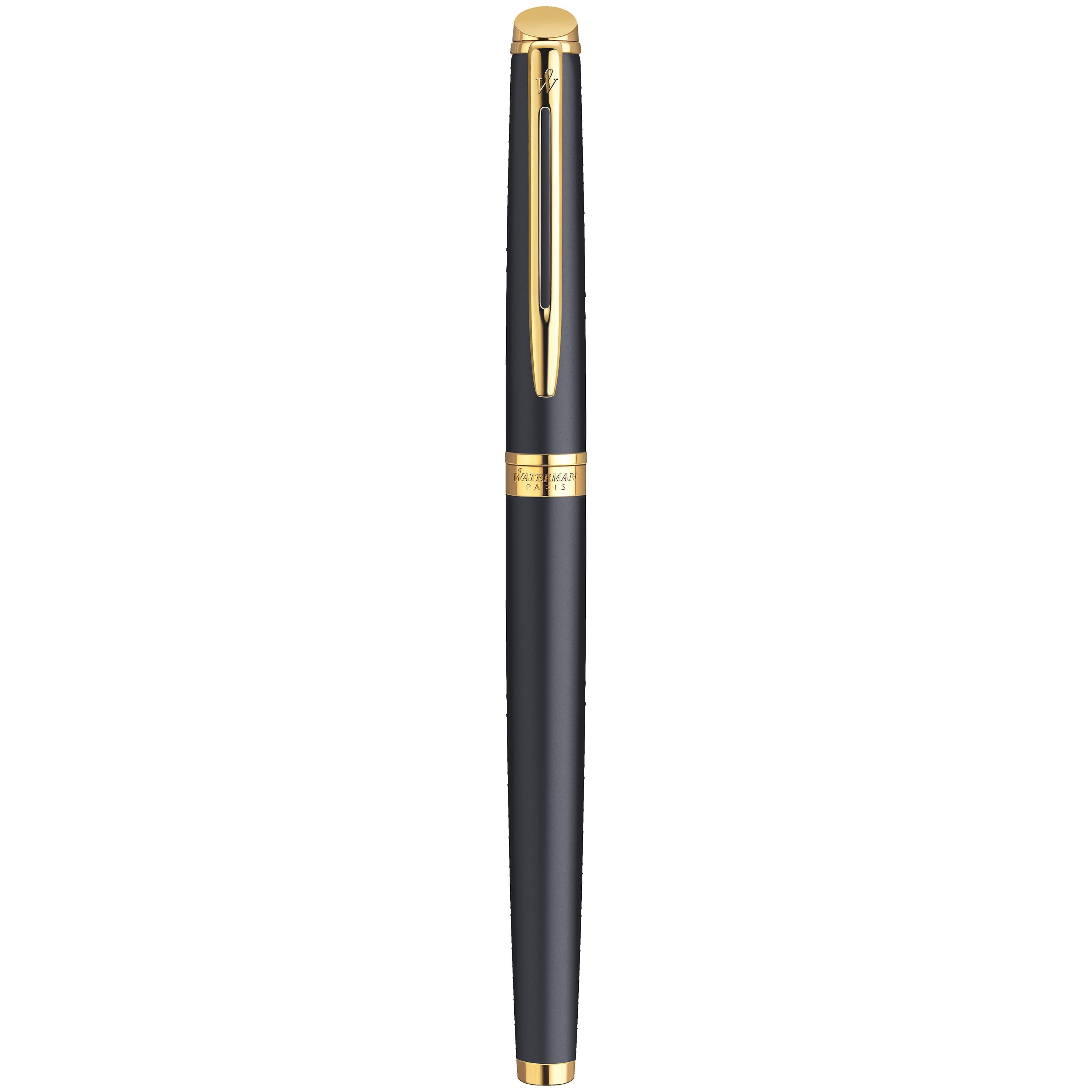 Waterman Hémisphère fountain pen black gold medium nib, imported from the UK