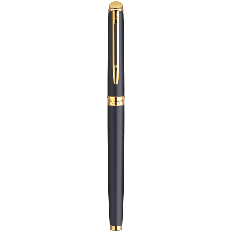 Waterman Hémisphère fountain pen black gold medium nib, imported from the UK