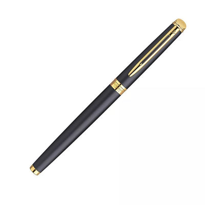 John Lewis Waterman Hémisphère Essential Rollerball Pen, Matt Black/Gold Trim- Buy online at McGrocer