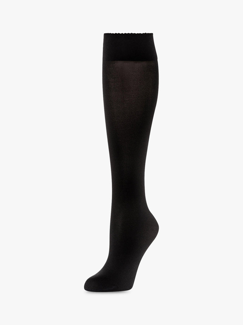 Wolford Velvet de Luxe 50 knee highs black, UK version