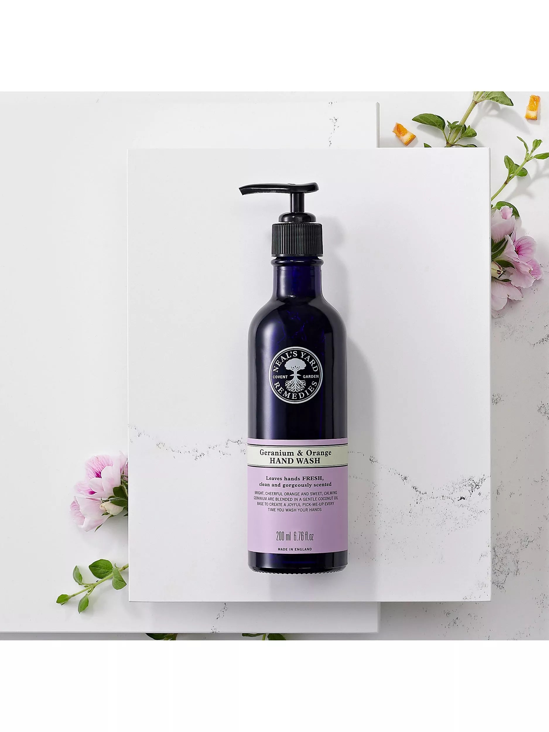 Neal's Yard Remedies hand wash Geranium Orange 200ml (British brand)