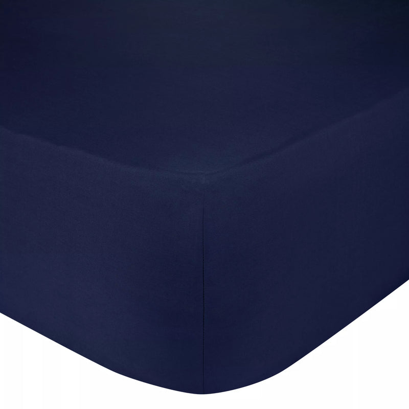 John Lewis Crisp & Fresh Egyptian Cotton Percale 200 Thread Count Fitted Sheet Double