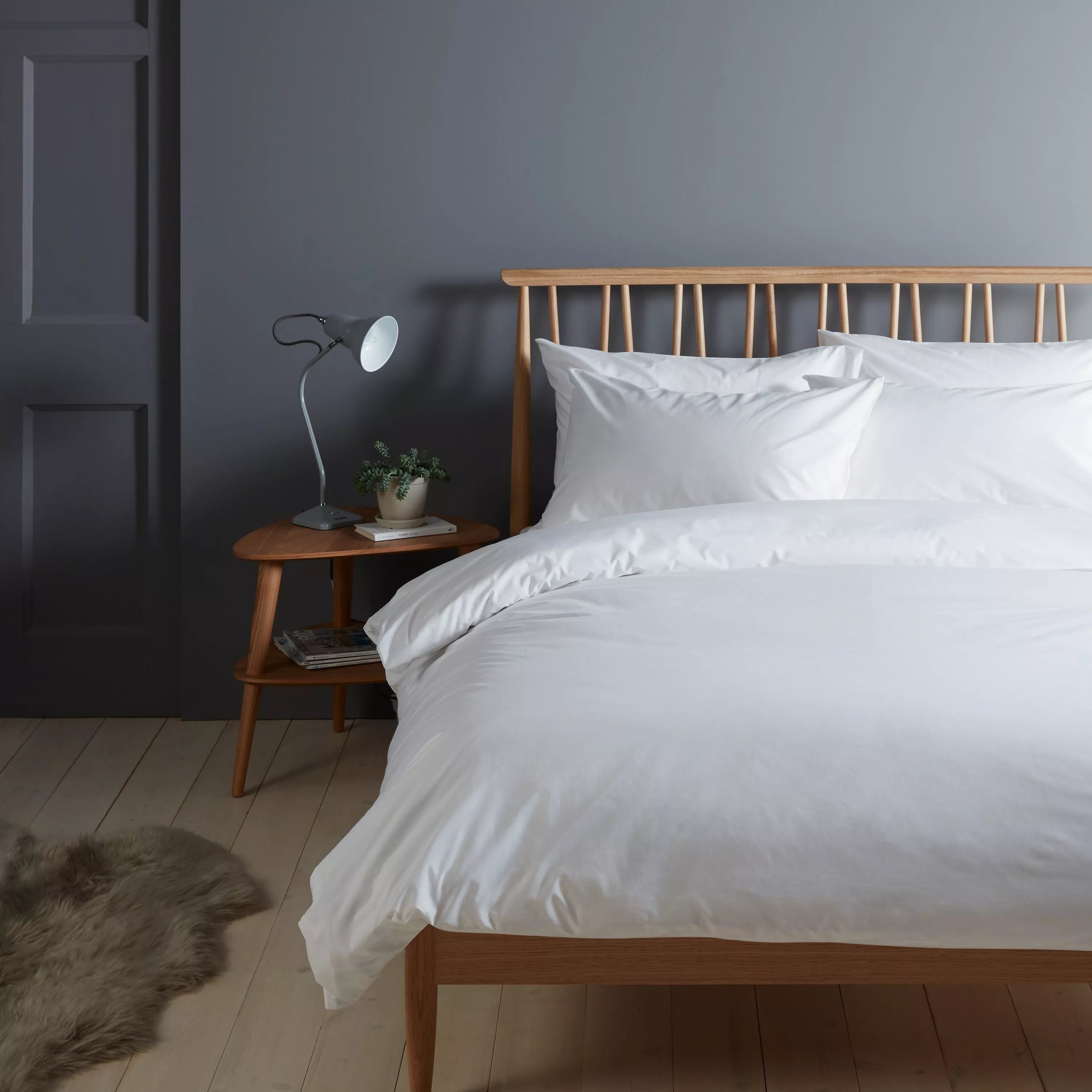 John Lewis Egyptian cotton percale flat sheet 200 thread count double - British product